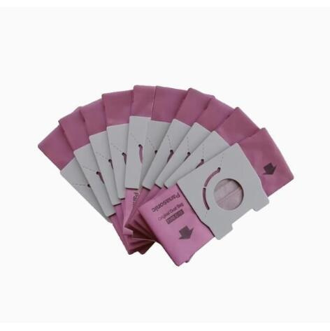 10入集塵袋適用Panasonic樂聲牌吸塵機MC-CG333 MC-CG331 MC-CG301 MC-CG300 MC-CG302 MC-CG370 MC-CG371 Type C13替換用吸塵袋