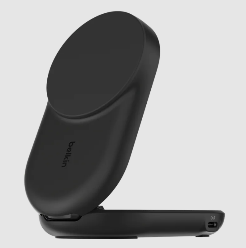Belkin UltraCharge Qi2 2合1 可折疊磁吸充電器 25W WIZ039my