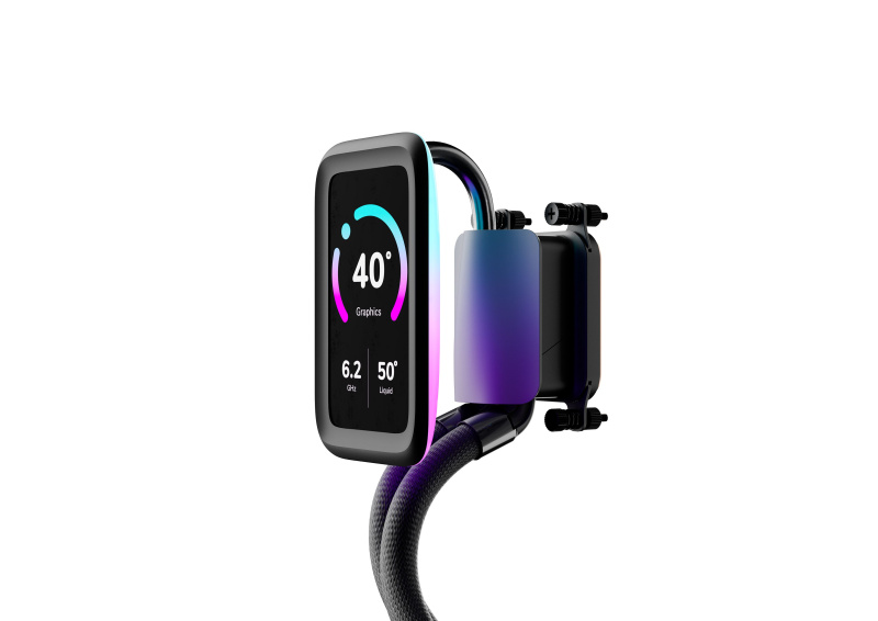 Hyte THICC Q80 Trio Digital Processor Cooling