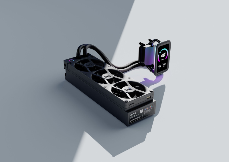 Hyte THICC Q80 Trio Digital Processor Cooling