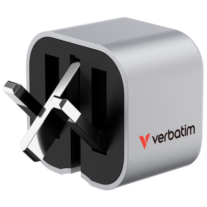 Verbatim 35W GaN 折疊式充電器 (英規插頭) - 32350