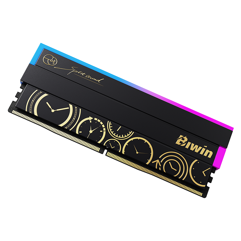 Biwin Black Opal OC Lab Gold Edition DW100 RGB DDR5 6000Mhz 192GB (48GB*4 ) CL28 Heatsink Memory ( Black )