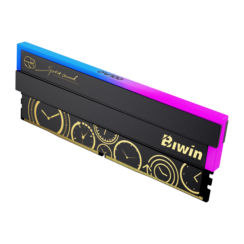 Biwin Black Opal OC Lab Gold Edition DW100 RGB DDR5 6000Mhz 192GB (48GB*4 ) CL28 Heatsink Memory ( Black )