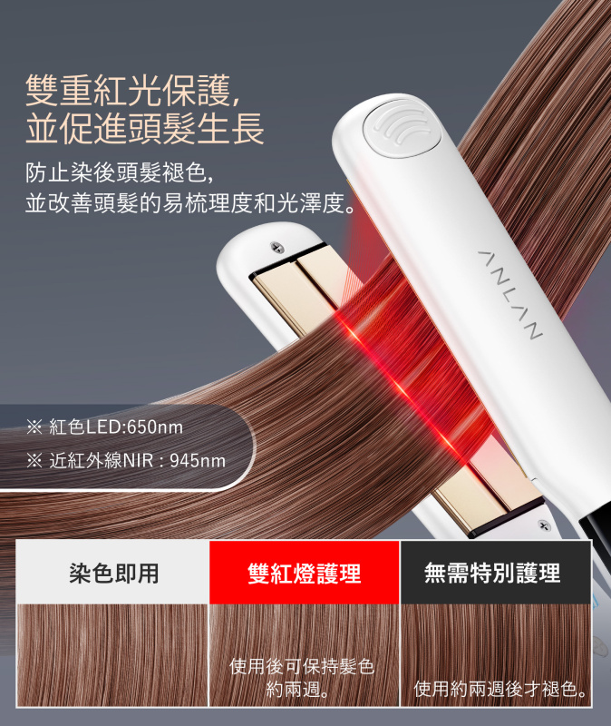 日本ANLAN - 閃耀負離子護髮夾板 AJB51-02J|負離子|護髮|直髮夾|造型夾|造型器【香港行貨】 日本ANLAN - 閃耀負離子護髮夾板 AJB51-02J|負離子|護髮|直髮夾|造型夾|造型器【香港行貨】