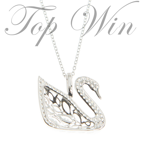 Swarovski 施華洛世奇 SWAN LAKE 頸鏈 5169080 銀色 白金 平行進口