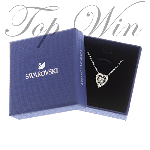 Swarovski 施華洛世奇 SPARKLING DANCE HEART 頸鏈 5272365 銀色 平行進口