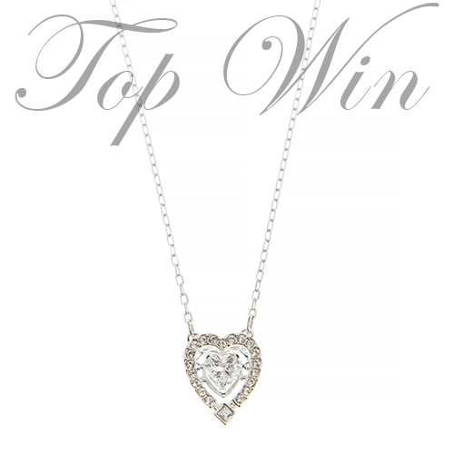 Swarovski 施華洛世奇 SPARKLING DANCE HEART 頸鏈 5272365 銀色 平行進口