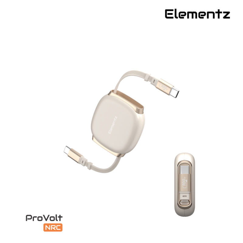 Elementz USB-C 100W 快速充電伸縮線 (1m) NRC-10