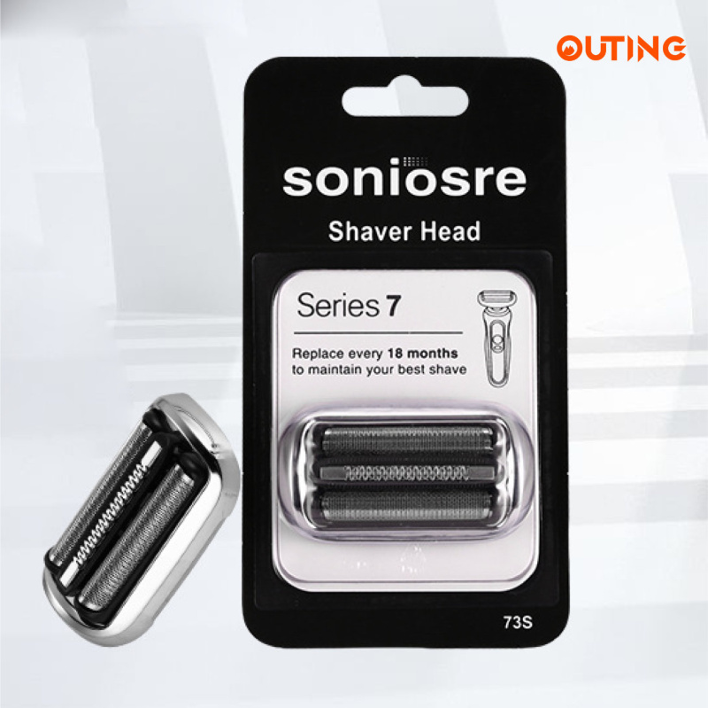 適用Braun 百靈7系電鬚刨網膜刀頭 70-N1300s 70-N1000s 4200cs 70-B4320cs 替換用刀片(代用品)
