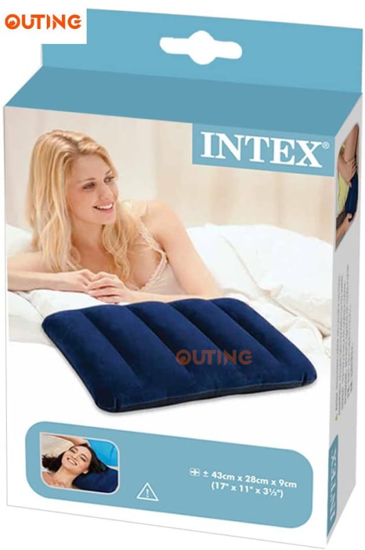 INTEX充氣枕頭 |舒適易潔充氣旅行枕頭