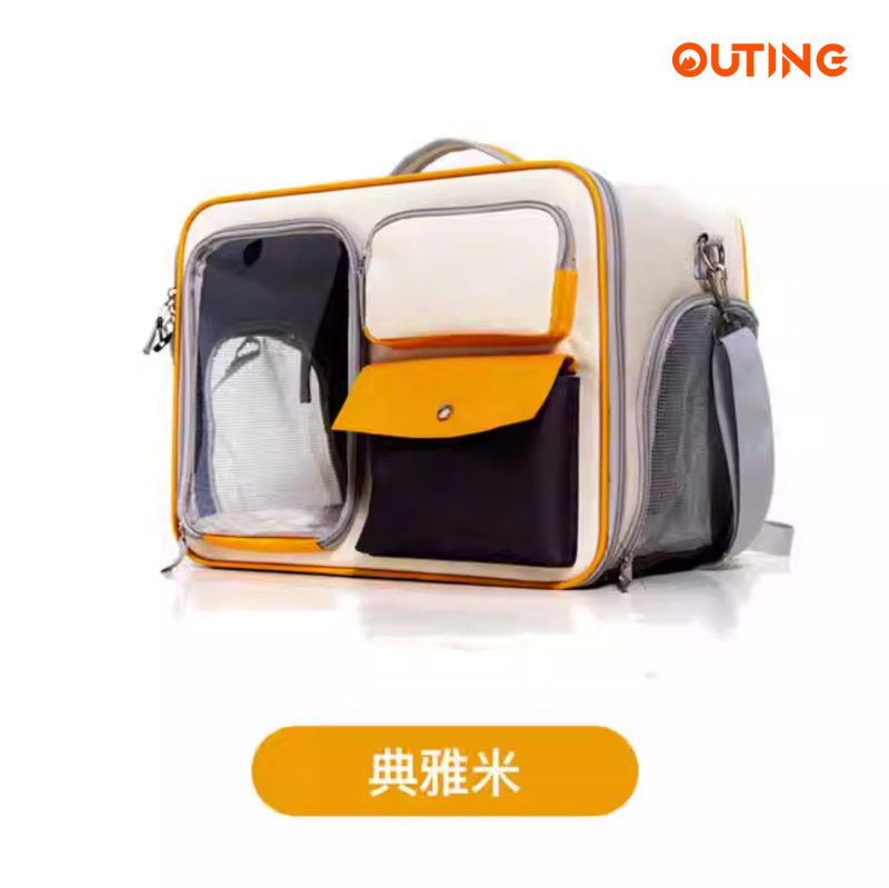 竉物外出袋│貓包寵物拉桿箱│便攜貓咪行李箱│貓狗同行旅行背包