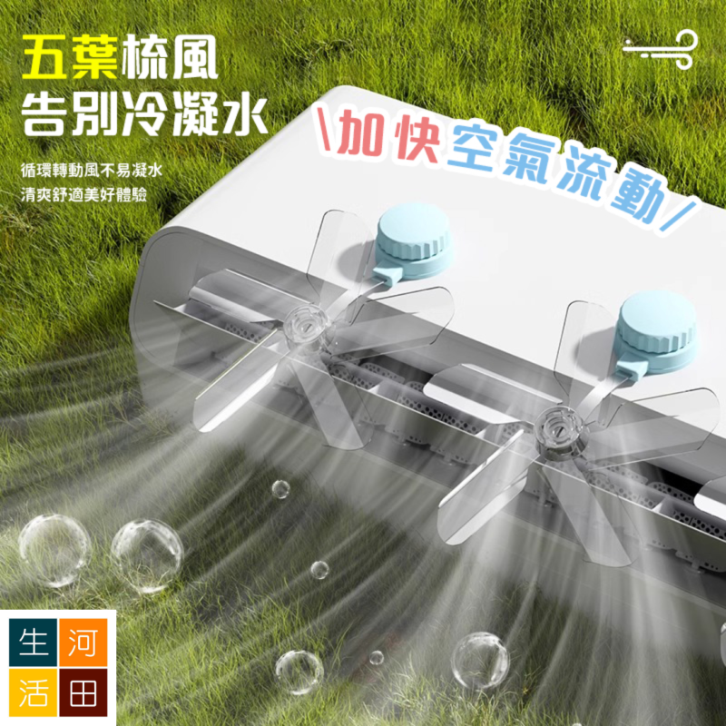 冷氣疏風扇(藍色 三個裝) | 防直吹 空調擋風板 遮風器