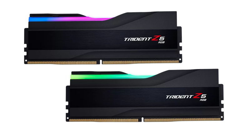 G.Skill DDR5 Trident Z5 RGB Series 6000MHz 32GB Kit CL32 Black (2x16GB) (F5-6000J3238F16GX2-TZ5RK) G.Skill DDR5 Trident Z5 RGB Series 6000MHz 32GB Kit CL32 Black (2x16GB) (F5-6000J3238F16GX2-TZ5RK)