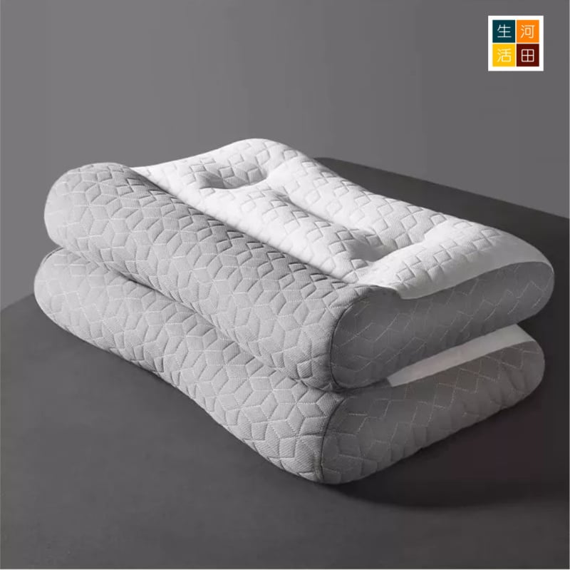 護頸椎反牽引枕│高低軟枕│睡眠支撐│側睡枕頭│頸部舒壓枕