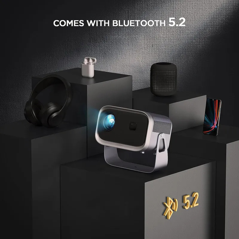 MEDIACUBE K6 全高清 1080P LED 投影機 3500流明 ANDROID11 藍芽5.2 支援4K