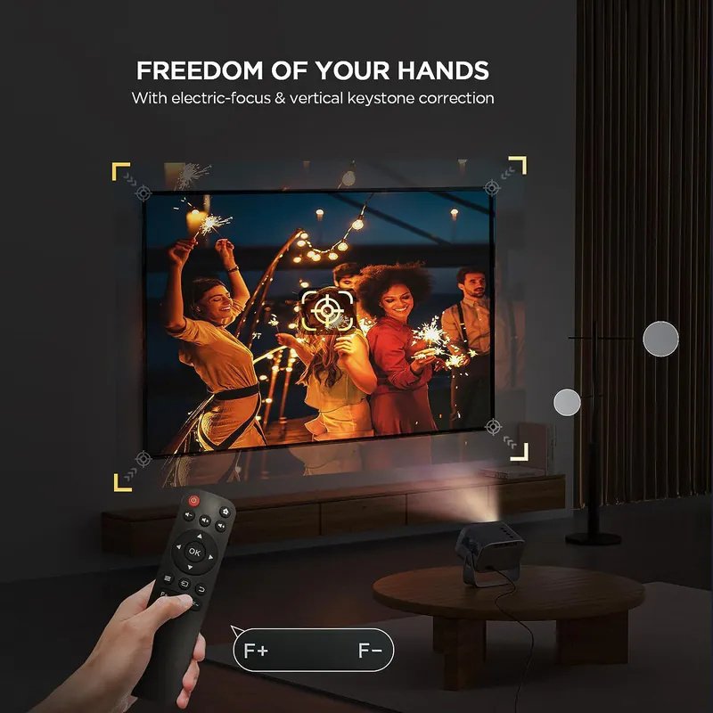 MEDIACUBE K6 全高清 1080P LED 投影機 3500流明 ANDROID11 藍芽5.2 支援4K