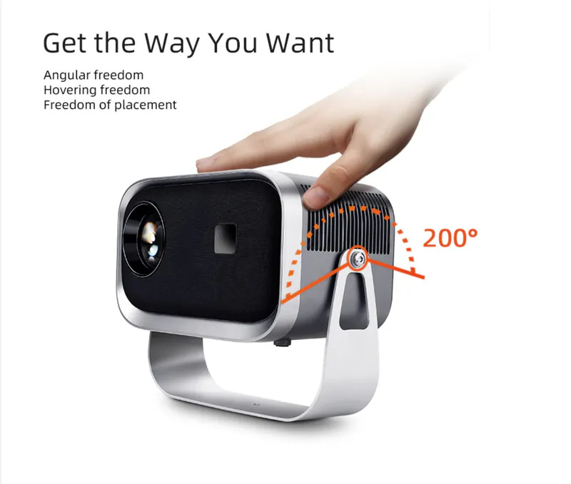 MEDIACUBE K6 全高清 1080P LED 投影機 3500流明 ANDROID11 藍芽5.2 支援4K