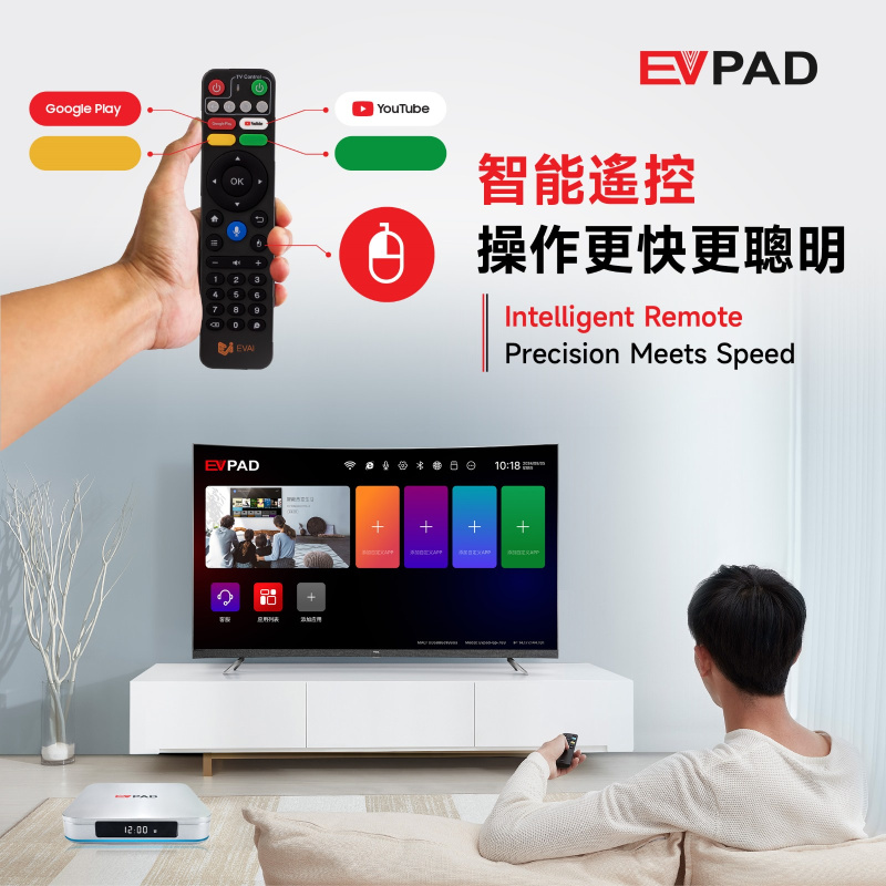 【免運費】EVPAD 12P 網路電視盒 (4+64GB)【原裝行貨】 【免運費】EVPAD 12P 網路電視盒 (4+64GB)【原裝行貨】