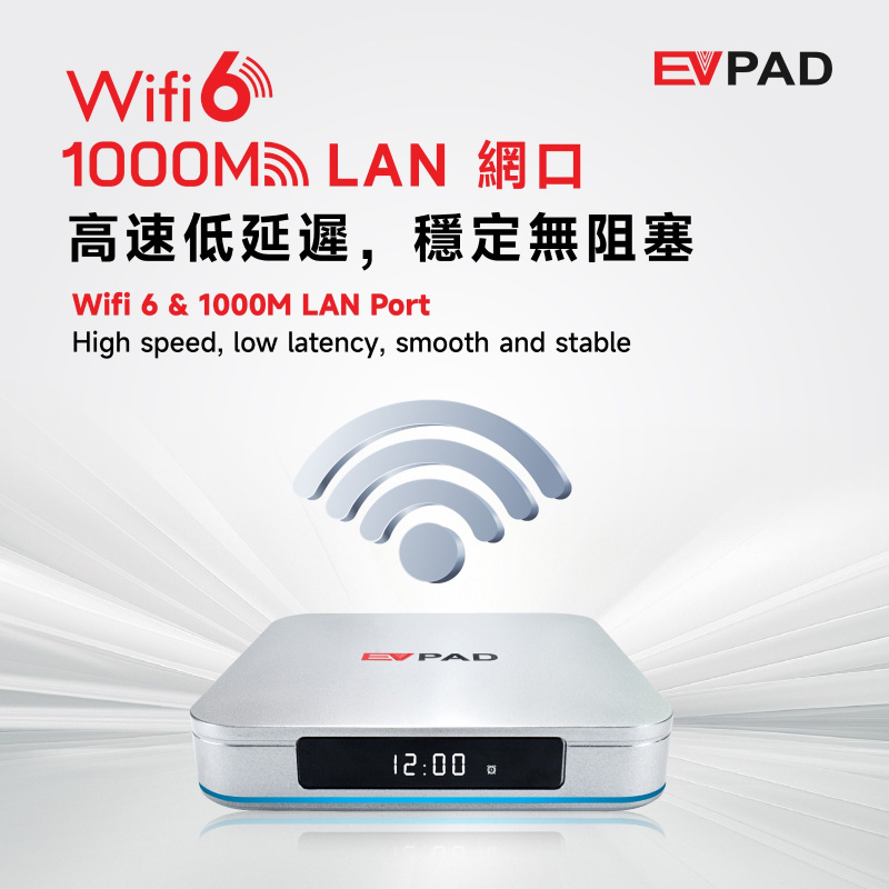 【免運費】EVPAD 12P 網路電視盒 (4+64GB)【原裝行貨】 【免運費】EVPAD 12P 網路電視盒 (4+64GB)【原裝行貨】