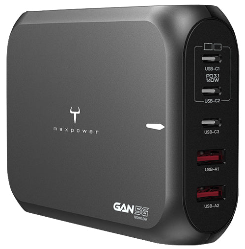 2the Max 牛魔王 Maxpower 188W PD3.1 5位 GaN USB 充電器 TX1880S