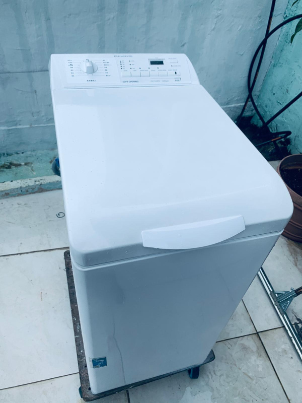 洗衣機Philco 飛歌 上置式二手洗衣機 (7kg, 1200轉/分鐘) PTL7120PEX 包送貨安裝 二手電器