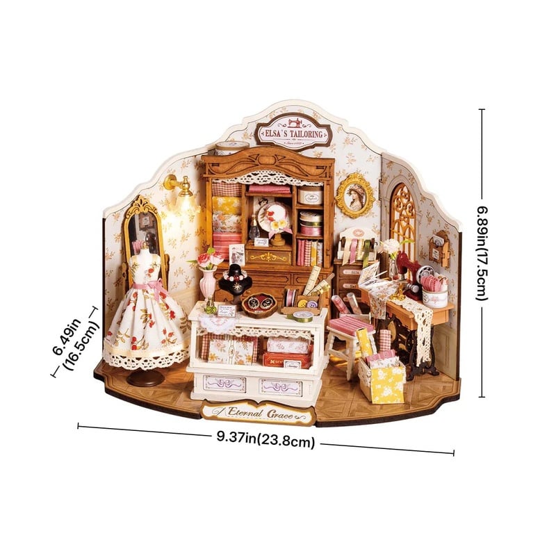 Rolife Elsa's 裁縫鋪 手工藝術屋 3D 微縮模型 DG178 Rolife Elsa's 裁縫鋪 手工藝術屋 3D 微縮模型 DG178