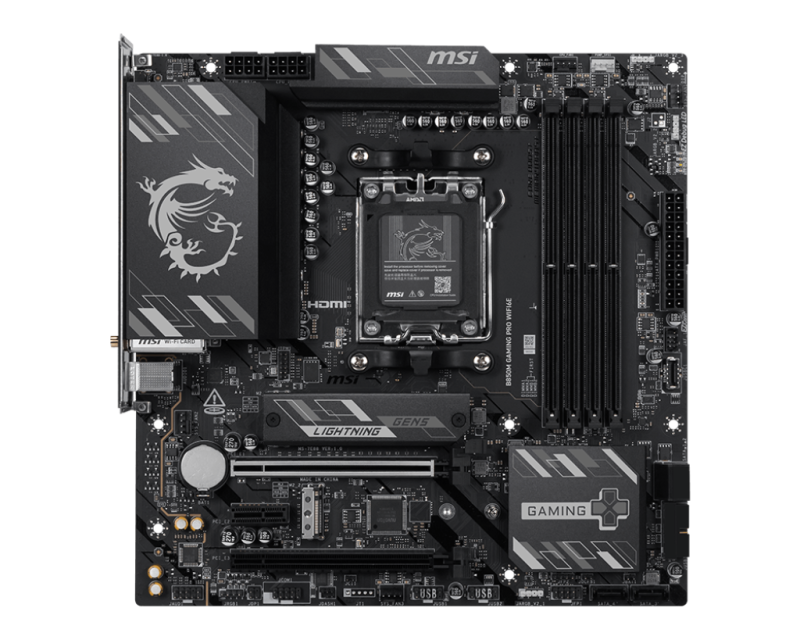 MSI B850M GAMING PRO WIFI6E MATX (AM5)