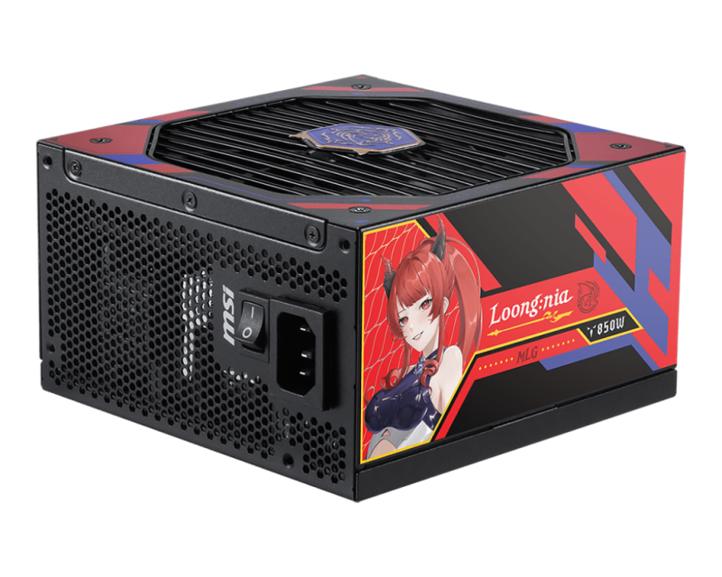 MSI MAG A850GLS [ MLG EDITION ] PCIE5 850W 80Plus Gold ( ATX 3.1 / PCIe 5.1 )