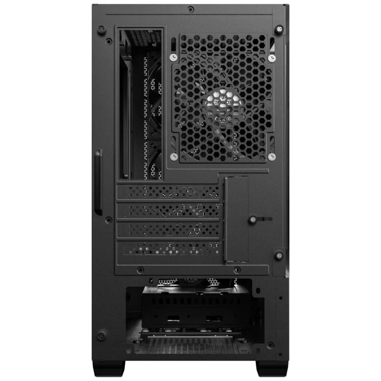 Okinos Cypress 3 Wood  Mini-Tower Gaming PC Case - Black