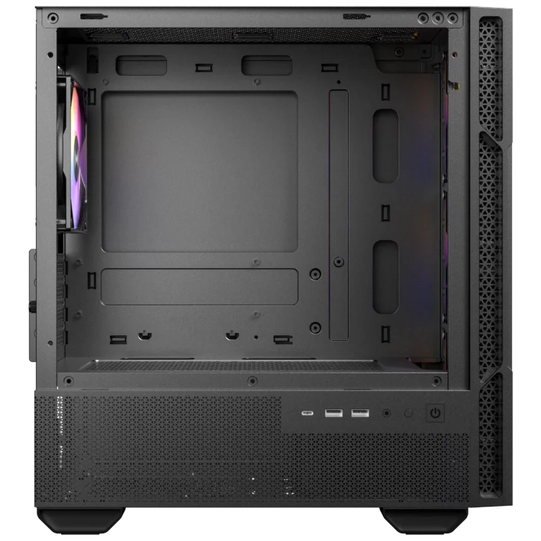 Okinos Cypress 3 ARGB Mini-Tower Gaming PC Case - Black Okinos Cypress 3 ARGB Mini-Tower Gaming PC Case - Black