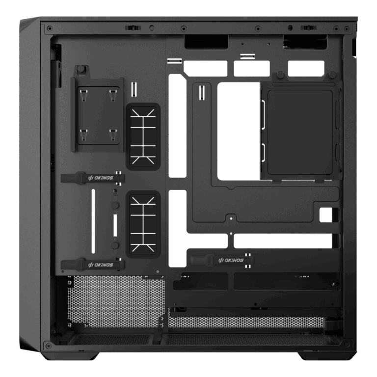 Okinos Air Cross  Mid-Tower Gaming PC Case - Black