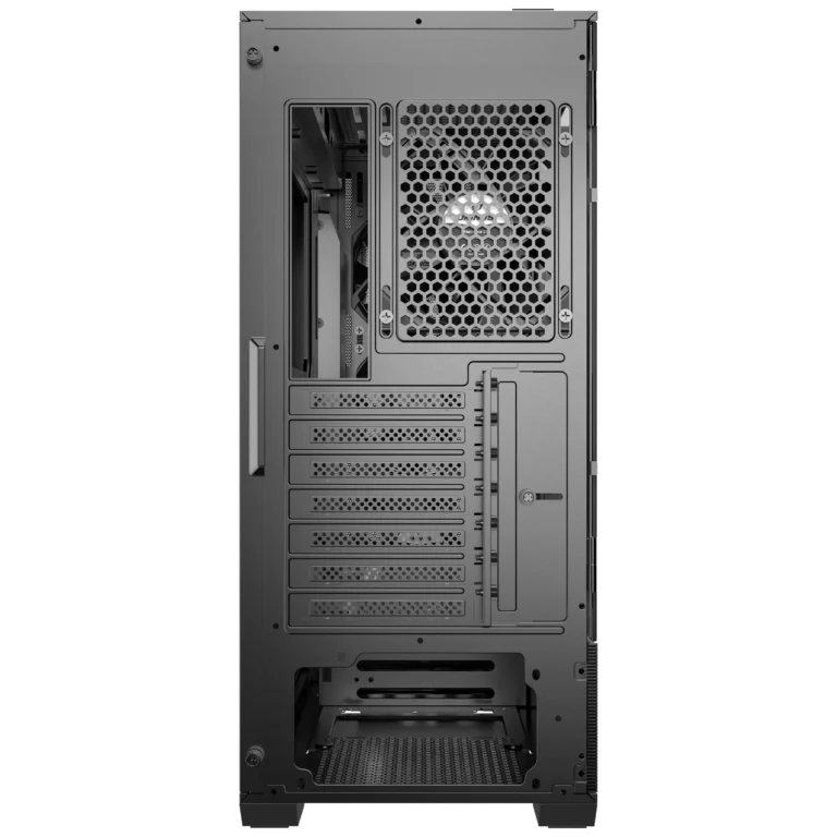 Okinos Cypress 7 Wood  Mid-Tower Gaming PC Case - Black