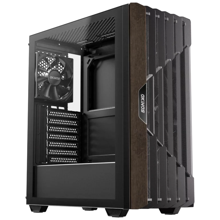 Okinos Cypress 5 Mid-Tower Gaming PC Case - Black ( AIR / ARGB )