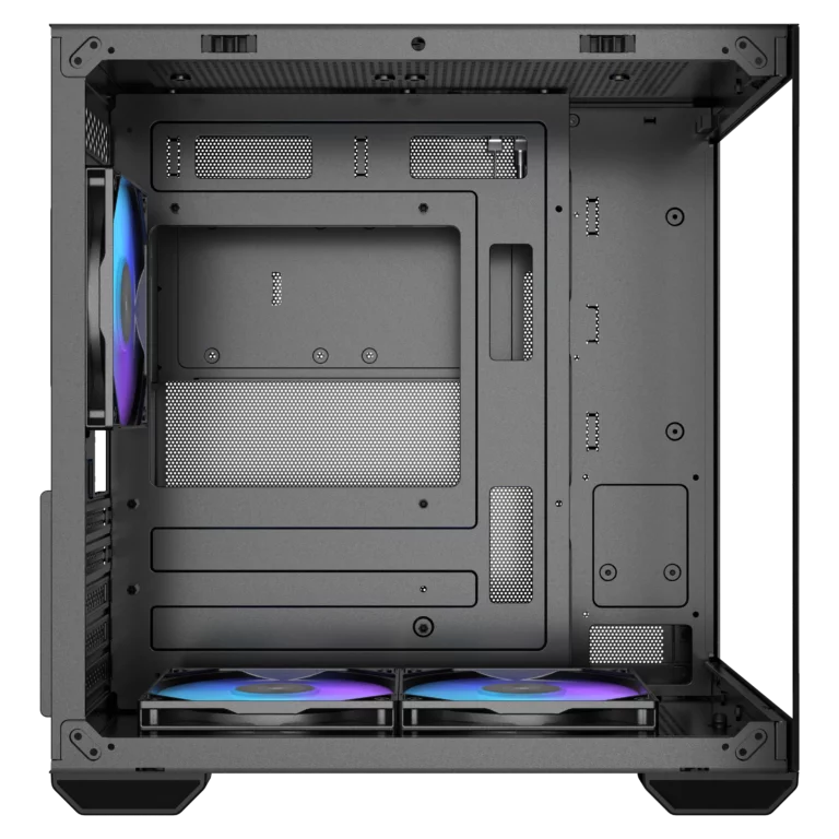 Okinos Mirage 4 Black  Mini-Tower Gaming PC Case ( BLACK / WHITE )