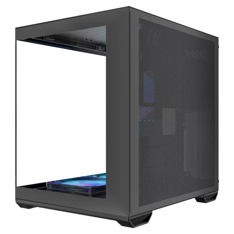 Okinos Mirage 4 Black  Mini-Tower Gaming PC Case ( BLACK / WHITE )