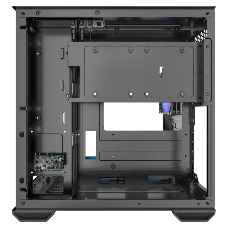 Okinos Mirage 4 Black  Mini-Tower Gaming PC Case ( BLACK / WHITE )