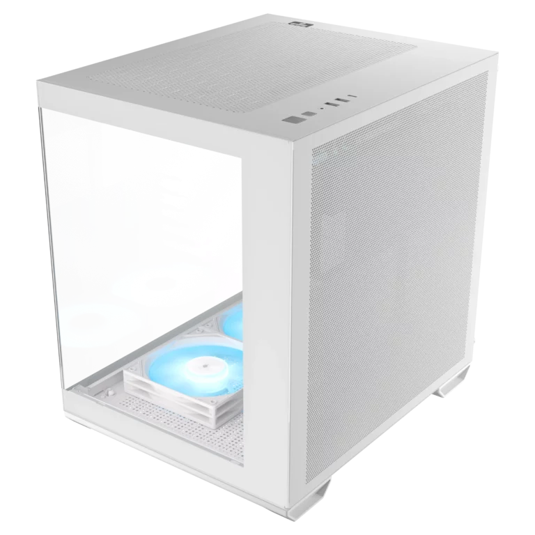 Okinos Mirage 4 Black  Mini-Tower Gaming PC Case ( BLACK / WHITE )
