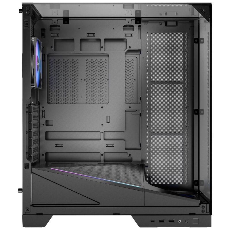 Okinos AQUA 93  Mid-Tower Gaming PC Case - BLACK