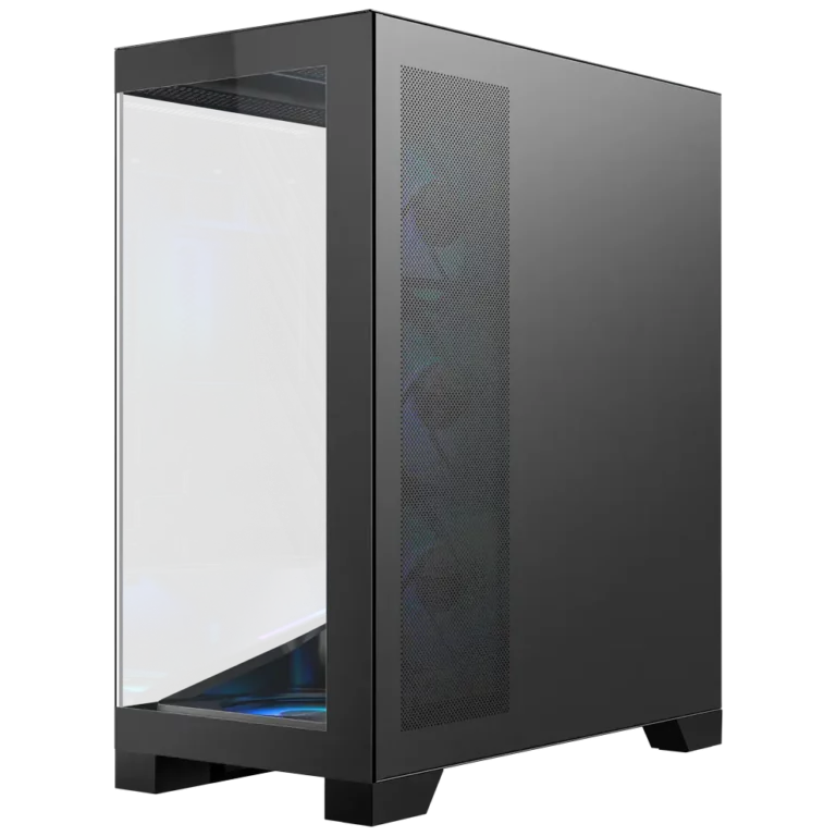 Okinos AQUA 9 ARGB Mid-Tower Gaming PC Case - BLACK