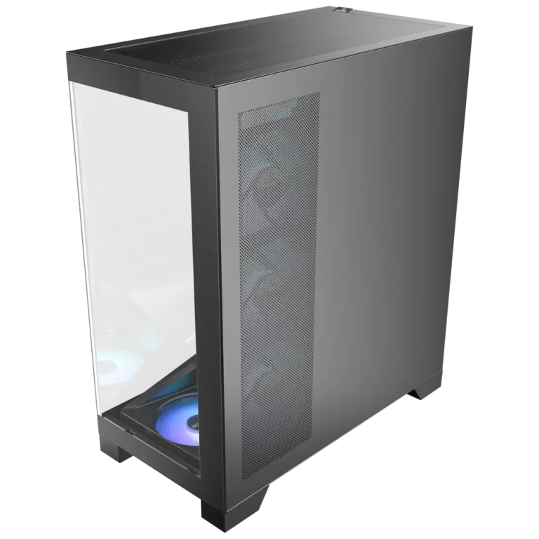 Okinos AQUA 9 ARGB Mid-Tower Gaming PC Case - BLACK
