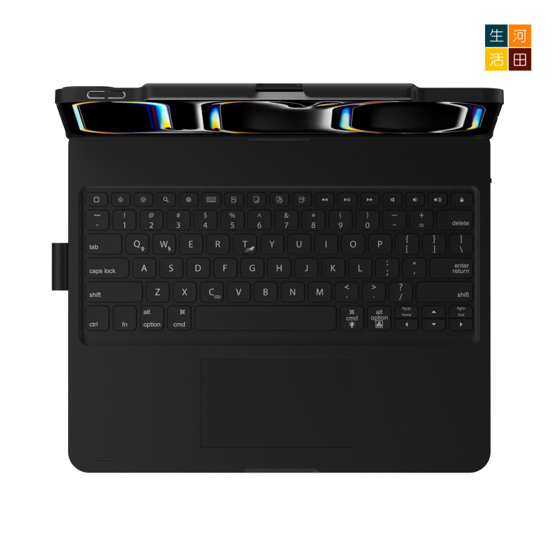 iPad Air/Pro 7&8th 2025 24 13" 旋轉鍵盤保護套 觸控板 7色背光 A3268 A2925 A3360 A3269 A2926 A3361無線藍牙