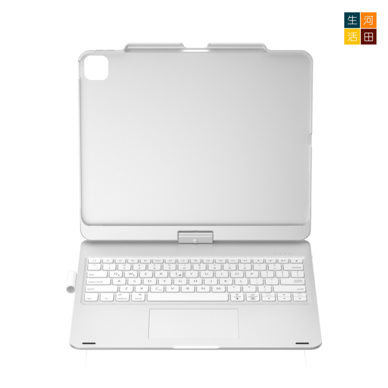 iPad Air/Pro 7&8th 2025 24 13" 旋轉鍵盤保護套 觸控板 7色背光 A3268 A2925 A3360 A3269 A2926 A3361無線藍牙