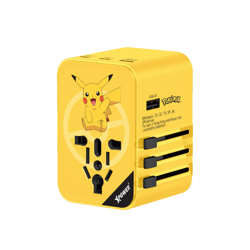 XPower x Pokemon 45W 6輸出 PD3.0/PPS快充旅行充電器 TA45B