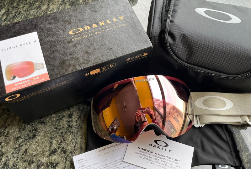 Oakley Flight Deck M size Prizm Rose Gold Asian Fit