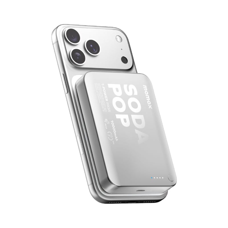 CCC認證) MOMAX 1-Power Pass 10000mAh 磁吸流動電源[IP166] - MOMAX