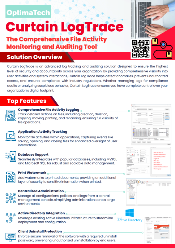 Curtain LogTrace File Activity Monitoring Curtain LogTrace File Activity Monitoring