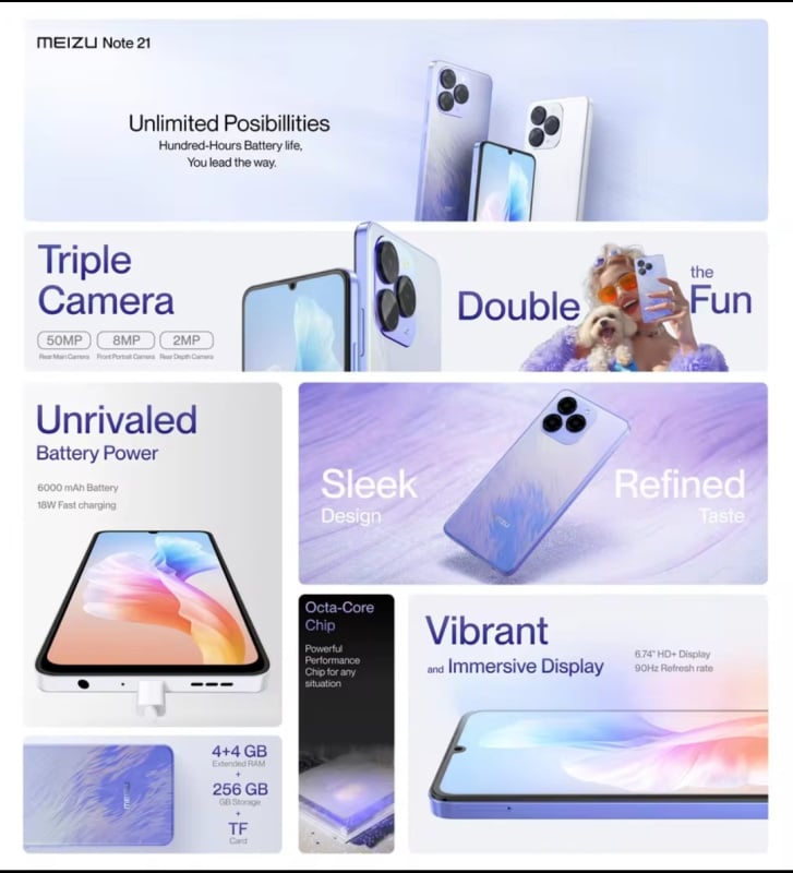 魅族 Meizu Note 21 國際Google版本 256G【聖誕激賞祭】