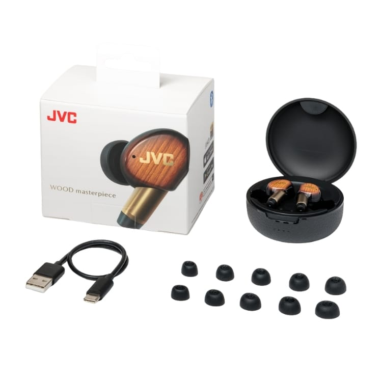 JVC Wood masterpiece 木單元無線耳機 HA-FW5100T