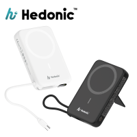 Hedonic MagSafe Type C PD 3.0 20W 流動充電池連嵌入式線和支架 (CCC認證) 10000mAh 81061 黑 / 81062 白