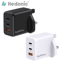 Hedonic 3 Port PD 3.0 45W GAN Pro 迷你插牆式充電器 81063 黑 / 81064 白 Hedonic 3 Port PD 3.0 45W GAN Pro 迷你插牆式充電器 81063 黑 / 81064 白